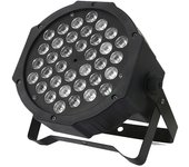 Luz de escenario RGB, 72W 36LED DMX512 RGB etapa luz fiesta disco lámpara con control remoto enchufe de la UE 110V ~ 240V etapa punto de luz para uso doméstico M-Clubs