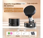 Soporte De Teléfono Móvil Plegable Magnético Doble Lado Mini Aspiradora Para Cocina Compatible Con iPhone Y Android
