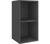 vidaXL Mueble TV pared madera contrachapada 37x37x72 cm, Mueble de Salon, Mueble TV, Mueble TV salon, Mesa de TV, Mueble tele