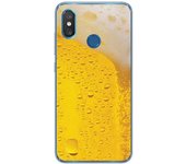Tumundosmartphone Funda Gel Tpu para Xiaomi Mi 8 Diseño Cerveza Dibujos
