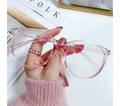 New Large Frame Anti Blue Light Eyeglass Frame Reading Glasses Fresh And Simple Style