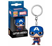 Funko Pop! Llavero Keychain Marvel Captain America