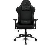 DRIFT GAMING Silla DR110 - Silla Profesional, Tejido Fabric Alta transpriación, reposabrazos 4D, Ruedas silenciosas, Piston Clase 4, inclinación, Cojines Cervical/Lumbar, Negro