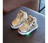 New Children Luminous Shoes Boys Girls Sport Running Shoes Baby Flashing Lights Fashion Sneakers Toddler Little Kid LED Sneakers