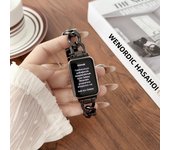 Cuban Link Strap for Samsung Galaxy Fit 3 Stainless Steel Metal Band Men Women Bracelet For Samsung Watch Fit3 Chain Link Correa