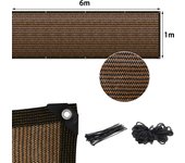 Balcony Sunshade Net Privacy Fence Screen Outdoors Anti-UV Panels Mesh Cover Effective Shading Shade Swimming Pool Net Cover