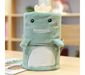Baby Blankets Warm Fleece Thermal Newborn Soft Stroller Sleep Cover Cartoon Beanie Infant Bedding Swaddle Wrap Kids Bath Towel