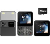 SERVO 90° Rotating Side Slider Phone 2G GSM FM Radio Flashlight Magic Voice MP4 Dual SIM Cards 2.4" Mini Rotatable Mobile Phones