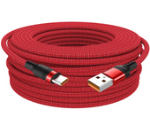 6A Extended USB TYPE-C Cable 3m Braided Fast Charge Data Cable for Samsung Huawei Xiaomi Switch Sony PS5 TYPE-C Cord Cable
