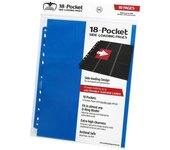 Ultimate Guard 18-Pocket Pages Side-Loading 10 Unidades Azul