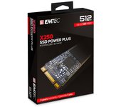 Disco duro m.2 512gb emtec power plus x250 (500mb/s escritura)  ecssd512gx250