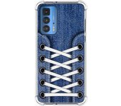 Funda Silicona Antigolpes para Motorola Edge 20 Pro diseño Zapatillas 01 Dibujos