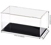 Clear Acrylic Display Case Dustproof Toy Car Trucks Vans Model Box Collection Storage Countertop Show Box