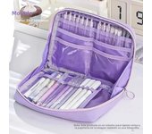 12 Layers Large Capacity Pencil Case Good Looking Multifunctional Classification Storage Stationery Storage Bag 1pc