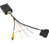 Adaptador de caja decodificadora con convertidor de señal AV CVBS RGB a (RCA) para cámara de visión trasera de fábrica Golf 6 CC