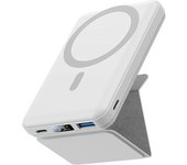 PowerBank 13000mAh, Bateria Externa Magnético Inalámbrico, Bateria Portatil Carga Rapida 22.5W Plegable, Powerbank USB-C Compatible con MagSafe iPhone 14/13/12/Pro/Pro MAX/Mini
