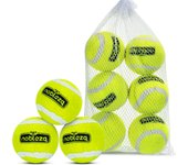 Nobleza Pelota Perro, 6/12 Pack Interactiva Pelotas Tenis para Perros, Pelota de Caucho Natural, Juguetes para Perros Duradera y Elástica para Pequeños y Medianos - 6.35cm