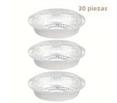 10/20/30pcs Disposable Food Grade Tin Foil Household Oven Baking Trays, Grilling Plates, Tin Foil Plates