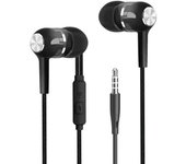 Wired Headphones 3.5mm Sport Earbuds with Bass Phone Earphones Stereo Headset with Mic volume control Music Earphones