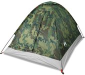 vidaXL Tienda de campaña iglú para 2 personas impermeable camuflaje