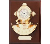 Arte Mar - Metopa de Pared con Escafandra y Reloj - 23x17x7cm