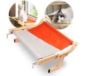 Hamaca Cama Gato Ventana, Hamaca Gato Cama Colgante para Gatos Cama Radiador Hamaca Ventana Gato, Soportar hasta 18 kg