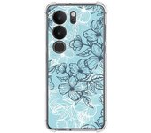 Funda Silicona Antigolpes para Vivo V29 5G diseño Flores 03 Dibujos