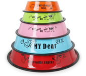 Quality Paw Stainless Steel Pet Dog Bowl Feeder Skidproof Anti-ant Shape Cat Dog Bowls Food Accessories Pet Supplies
