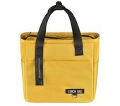 Bolsa Térmica PARA EL alMuerzo, a prueba de fugas, para helbres, mujeres y niños, ideal para el trabajo, ideal para el frío, portátil, imperable (Amarilla).
