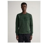 SUDADERA GANT TONAL SHIELD VERDE GANT