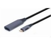 ADAPTADOR DE PANTALLA GEMBIRD USB TIPO C A HDMI, GRIS ESPACIAL