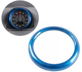 Aluminum alloy Car Styling Clock Compass Decorative Ring Trim Fit For Porsche 718 911 Macan Cayenne Panamera Auto Accessories