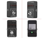JOYO 6 Band EQ Guitar Pedal Equalizer Effect Pedal for Electric Guitar Effect Pedal True Bypass DC 9V Battery Supported 6.35mm