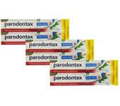 Parodontax TRIPLO Herbal Fresh, sabor Eucalipto y menta, 6 tubos 75ml Haleon.