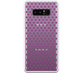 Funda compatible con Samsung Galaxy Note 8 - Lunares violeta