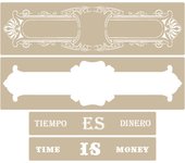 TODO-STENCIL Plantilla MYA Home Decor Cartel 002 Medida 70x20cm Diseño 68x17,1cm, Stencil lavable, reutilizable, maleable y muy resiste, Ideal para decorar paredes, muebles, cojines, cortinas, etc