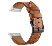Quickfit 22 26mm Leather Strap For Garmin Approach S70 S62 Instinct 2 Forerunner 965 955 945 935 Epix Pro47mm Wristband Bracelet