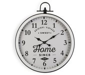 Versa Home Reloj de Pared Decorativo, para Salón o Cocina, Medidas (Al x L x An) 30 x 4,3 x 30 cm, 1 pila 1.5 V AA necesaria (no incluida), Color Blanco
