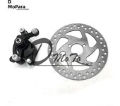49CC Brake Disc Plate Gas Mini Dirt Bike Rear Disc Brake Caliper Kit 140mm and Friction Plate Rotors Electric Scooter ATV