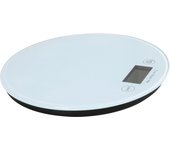Báscula de Cocina MSV Electrónica de Precisión Blanca con Pantalla Led