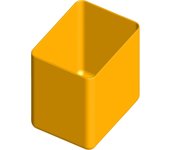 Caja en polipropileno 90x69 h 94 mm para Organizador de plásticoArt Plast de L443 x P317 x H107 mm