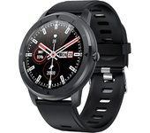 KSIX Reloj Inteligente Eclipse para Hombre Multideporte. Smartwatch Táctil 1.28” IPS Impermeable con Bluetooth. Pulsera de Actividad con Pulsómetro, Medidor de Presión Arterial y Oxígeno en Sangre.