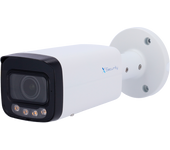 X-Security Cámara IP Bullet - 4 Megapíxel  (2688x1520) - Lente Motorizada 2.7~13.5mm - WDR 120dB | Dual Light(IR 60m y Luz Blanca 60m) - WizSense, con clasificación de humano y vehículo - MicroSD 256GB / IP67