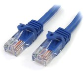 StarTech.com - 45PAT5MBL cable de red Azul 5 m Cat5e U/UTP (UTP) 45PAT5MBL
