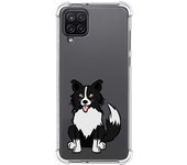 Funda Silicona Antigolpes para Samsung Galaxy A12 diseño Perros 01 Dibujos