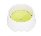Pet Water Fountain,No Wet Mouth Splash Proof Pet Water Bowl for Cat Dog Food Dish Feeder