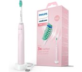 PHILIPS HX3651/11 Cepillo dental eléctrico Sónico Sonicare 2100 Series Carga USB, color Sugar rose