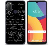 Tumundosmartphone Funda Gel Tpu para Alcatel 1S 2021 / 3L 2021 diseño Formulas Dibujos
