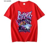 Bratz T Shirts Women Summer Street Oversized T-shirt Harajuku Y2k Tops Men Women Casual Cotton Short Sleeve Tshirt