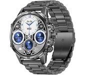 Nuevo reloj inteligente con llamadas Bluetooth, codificador de 1,75 pulgadas, linterna y batería de larga duración.